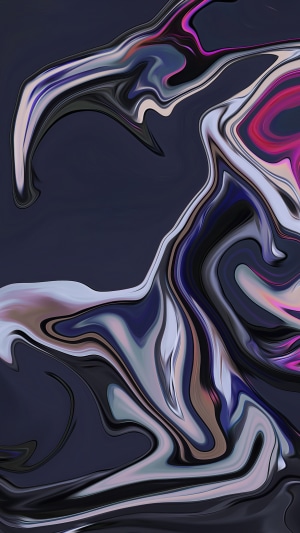 Abstract digital art with swirling colors