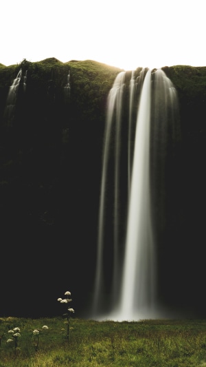 Waterfall in Iceland 4K