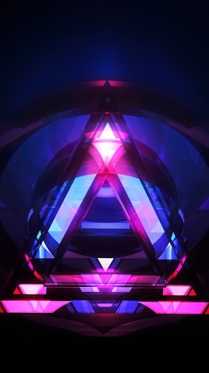 Abstract geometric artwork by Justin Maller