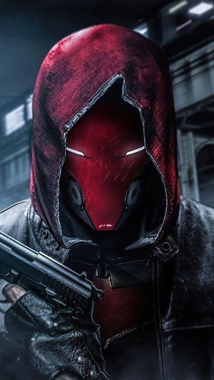 Red Hood with Gun and Red Hood