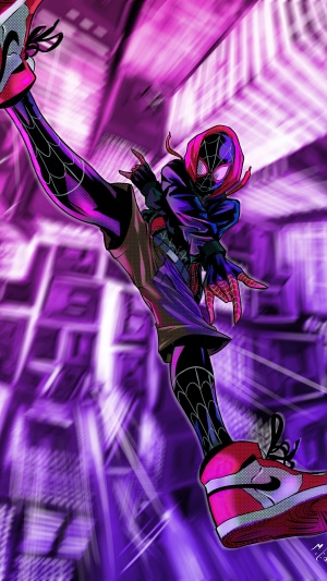 Miles Morales from Spider-Man: Into the Spider-Verse 4K