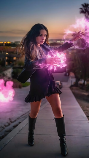 Scarlet Witch from Wanda Vision cosplay