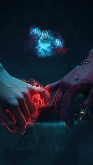Scarlet Witch and Vision from WandaVision