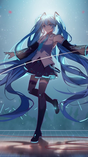 Hatsune Miku from Vocaloid 4K