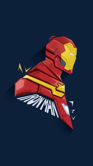 Minimalist Iron Man Artwork