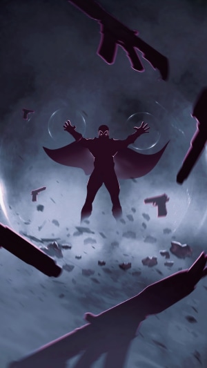 Magneto controlling guns and debris