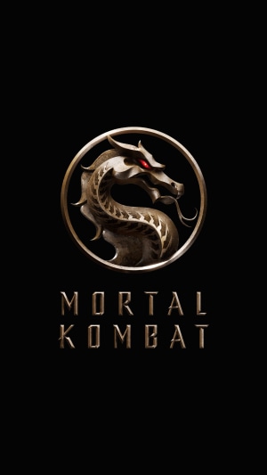 Mortal Kombat logo with dragon emblem