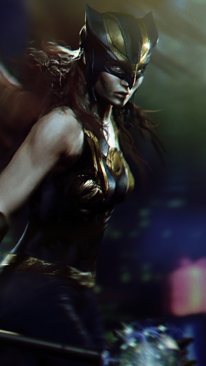 Hawkgirl artwork 4K
