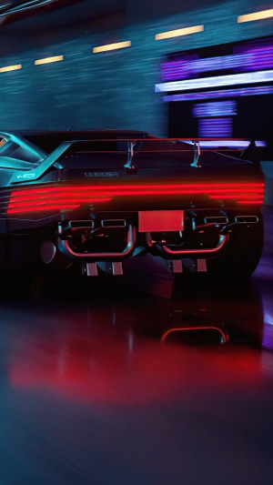 Quadra Turbo R V-Tech from Cyberpunk 2077 4K