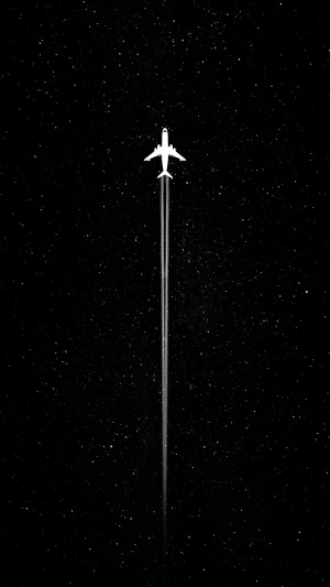 Plane, Dark, Black, Minimalism, Minimalist, Artist, Artwork, Digital 