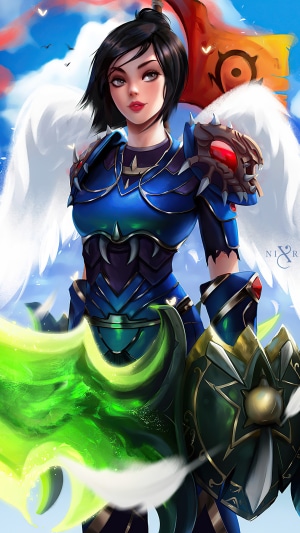 Female warrior from World of Warcraft