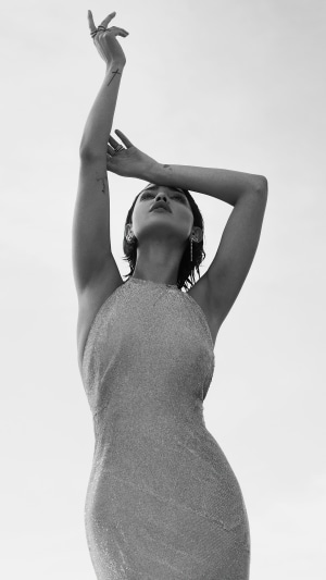Eiza Gonzalez in monochrome