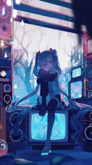 Hatsune Miku Digital Art in