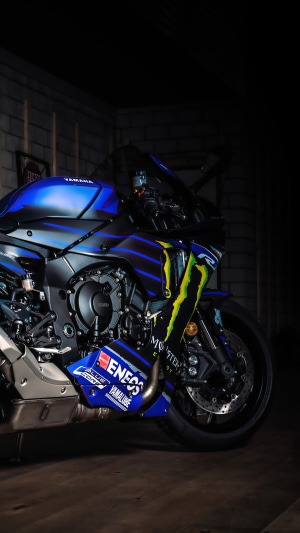 Yamaha R1 Monster Energy motorcycle