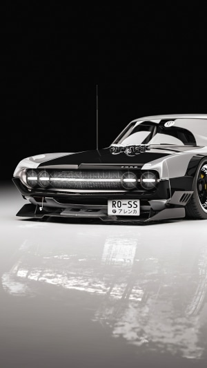 Ford custom car artwork