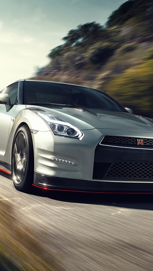 Nissan GTR Sports Car in Motion