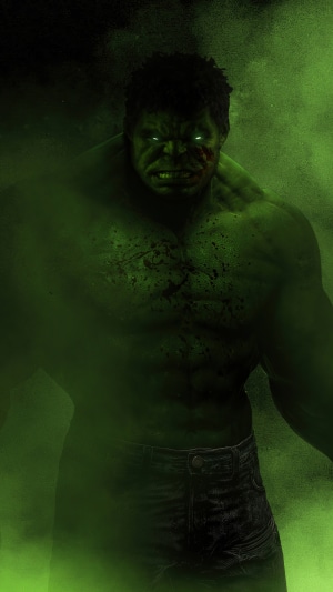 Hulk from Marvel 4K artwork