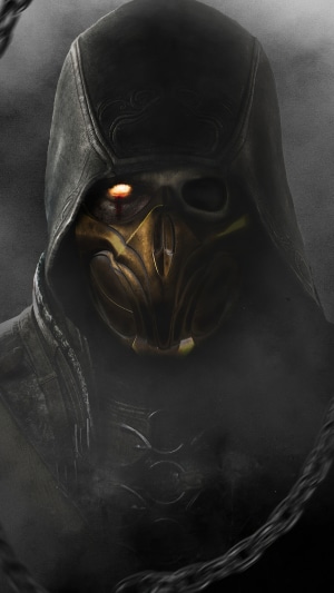 Scorpion from Mortal Kombat in 4K
