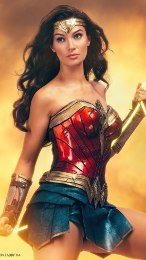 Wonder Woman cosplay in 4K