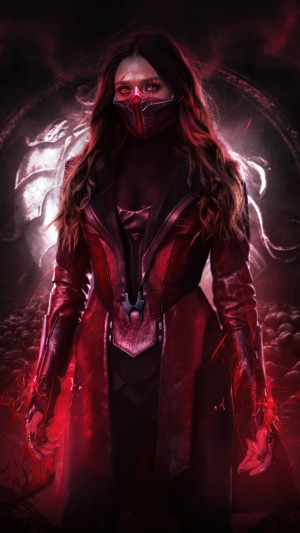 Scarlet Witch from Marvel artwork