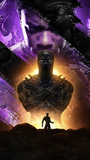 Black Panther 4K Movie Poster