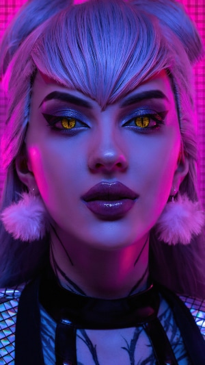 K/DA Ahri from League of Legends cosplay