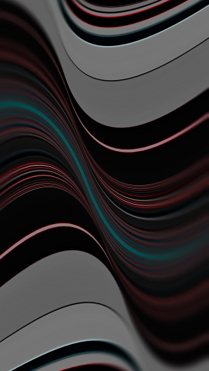 Abstract digital art with flowing lines