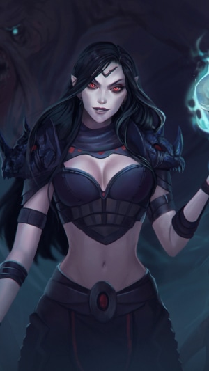 Dark Elf Sorceress from The Elder Scrolls Online