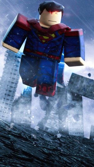 Superman from DC Comics in a battle scene