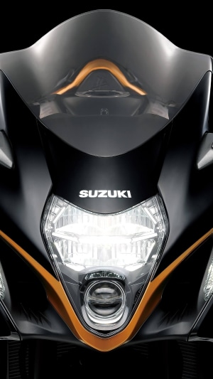 Suzuki Hayabusa motorcycle front view