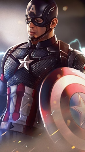 Captain America artwork 4K