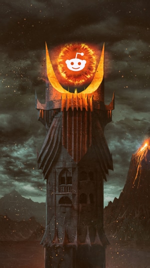 Reddit Eye of Sauron Artwork 4K