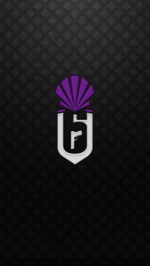 Tom Clancy's Rainbow Six Siege minimalist logo 4K