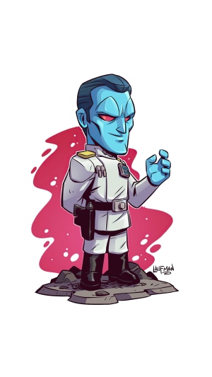 Grand Admiral Thrawn from Star Wars
