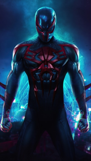 Spider-Man 2099 artwork 4K