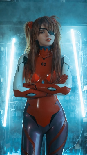 Asuka Langley Soryu from Neon Genesis Evangelion Cosplay