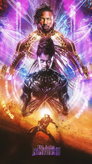 Killmonger and Shuri from Black Panther III