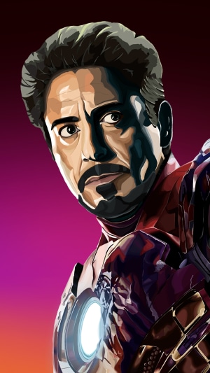 Iron Man digital art 4K