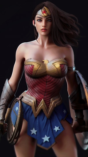 Wonder Woman artwork 4K