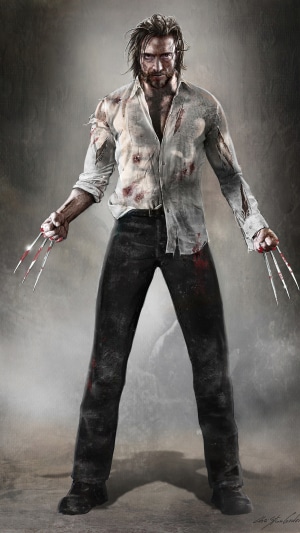 Logan from X-Men artwork