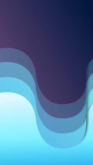 Abstract digital art with wavy layers