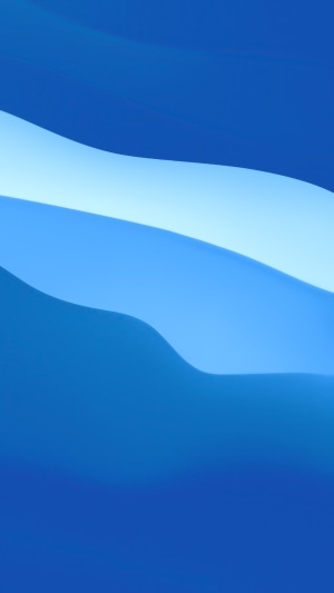 Abstract blue waves