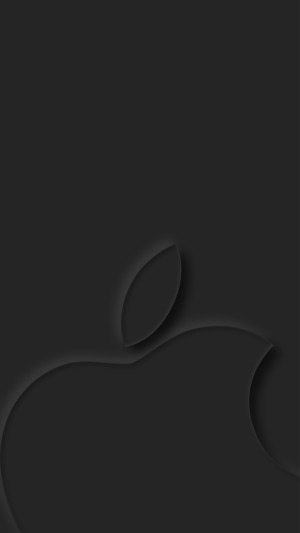 Apple logo dark 4K