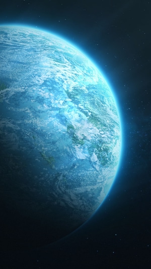 Digital Art of Earth from Space