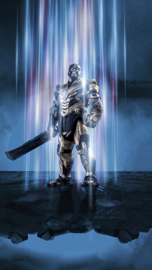 Thanos from Marvel artwork 4K
