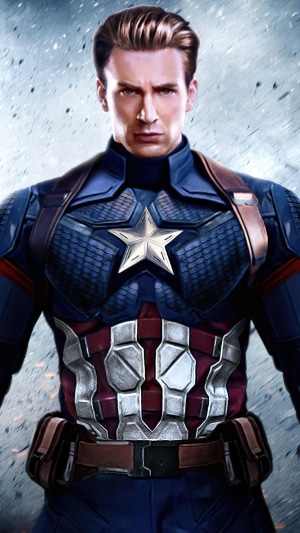 Captain America from Avengers digital art 4K