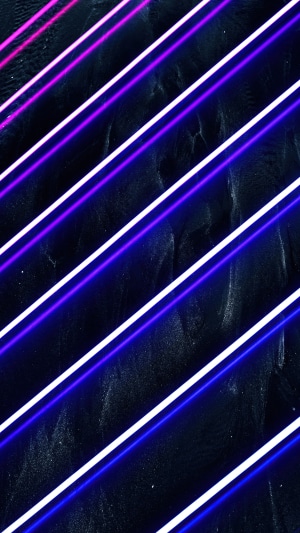 Abstract Neon Lines 4K