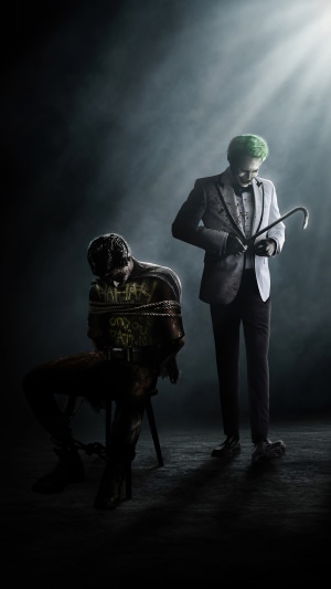 Joker and Robin from Batman artwork