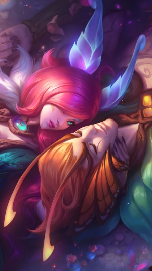 Xayah and Rakan from League of Legends