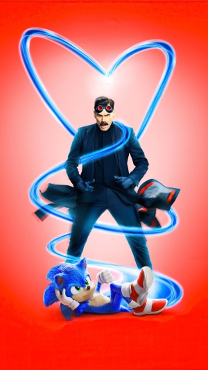 Sonic the Hedgehog and Dr. Robotnik from Sonic the Hedgehog
